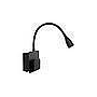 APLIQUE LECTURA LED  3W 3000K 150LM NEGRO C/PUERTO CARGA USB