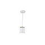 LAMP. COLGAR 1 LUZ KILIAN E27 BLANCO S/AMP