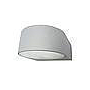 APLIQUE MURO EXTERIOR BIDIRECCIONAL CURVO E27 MAX 40W  IP54 GRIS S/A