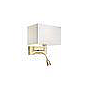 APLIQUE SAVOY BRONCE  E27 40W MAX + LED LECTURA  S/AMP