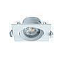 FOCO EMB LED 5W 3000K  CUADRADO 350LM PC 9X9CM