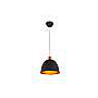 LAMP COLGAR  CHRIS NEGRO/DORADO #20081 40,5CM E27 S/AMP