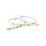 CINTA LED 128LEDs/m 7.7W/m 24V DC 3000K IP20 ROLLO 5MT #79431
