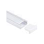 PERFIL DE ALUMINIO 2 MTRS PARA CINTA LED DE 240 LEDs/m 2MT #79437
