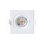FOCO EMP. LED 5W BASC. CUADRADO 400LM LBN D9CM BLANCO