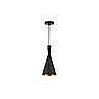 LAMP. COLGAR  DONORA FLUTE II NEGRO 18,5CM E27 MAX 60W  S/A