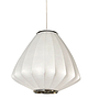 LAMPARA COLGANTE FIBRA BLANCO Ø50 CM E27 REF. LGLC0115