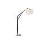 LAMP. PIE ARVEN NEGRO/BLANCA E27 S/A