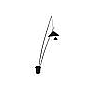LAMP.PIE LUVIA NEGRA 2XE27 S/A