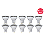 PACK X10 AMP LED 3W LBN #60031 GU10 38° WESTINGHOUSE