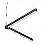 LUMINARIA LINEAL NEGRA 4000K 40W 1,2 MTRS PARA ROTULA FLEXIBLE