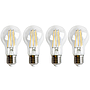 PACK X4 ITEM N° AMP LED FILAMENTO A60 6W LBN E27 GV