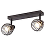 BARRA  2 LUCES E14 BEAS METAL NEGRO MATE  S/A