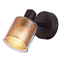 FOCO SOB. 1 LUZ E14 REWA METAL DORADO MATE  S/A