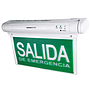 SEÑALETICA EMERG. LETRAS BLANCAS-FONDO VERDE MULTI-MONTAJE SALIDA EMERGENCIA (GX-12BC)
