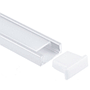 PERFIL DE ALUMINIO 2 MTRS PARA CINTA LED DE 240 LEDs/m 2MT #79437