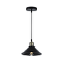 LAMP. COLGAR VERA NEGRO 22CM E27 MAX 60W  S/A