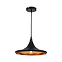 LAMP. COLGAR  DONORA WIDE II NEGRO 36CM E27 MAX 60W  S/A