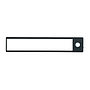LUMINARIA PORTATIL ULTRAFINA COCINA CLOSET C/SENSOR 20CM NEGRO RECARGABLE