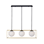 LAMP. COLGAR TREVISO 3L NEGRO-ORO  E27  S/A