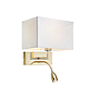 APLIQUE SAVOY BRONCE  E27 40W MAX + LED LECTURA  S/AMP