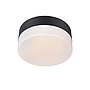 PLAFON DEMAN LED 22CM IP44 7W 320LM 3000K NEGRO