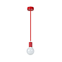 LAMP COLGANTE SOQUET 1 LUZ ROJO