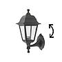 FAROL MURO UPDOWN SINT. NEGRO IP44 MAX 40W E27 4 CARAS S/AMP
