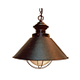 LAMP.COLGAR COBRE ENVEJECIDO MOF.PE001-1P LINES NAUTI