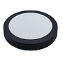 PANEL LED CIRC SOB 12W 6500K NEGRO D17CM UNILUX