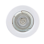 KIT DOWNLIGHT FIJO METAL GU10 BLCO C/CONECT.S/AMP.