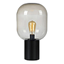 LAMP BROOKLYN NEGRO/SMOKE 1L E27 60W S/A