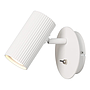 APLIQUE DE PARED 1 LUZ AJUSTABLE BLANCO GU10 C/ SWITCH S/A DAWA