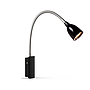 APLIQUE INT LED TULIP NEGRO  2,5W 198LM LUZ CALIDA