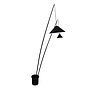LAMP.PIE LUVIA NEGRA 2XE27 S/A