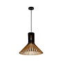 LAMP COLGAR LILY 1L E27 NEGRO D46CM S/A
