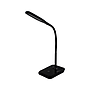LAMP. ESCRITORIO TIBER LED NEGRO #20098 5W TOUCH CARGADOR USB