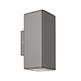 APLIQUE SINTÉTICO COSTA BRICK 2 X GU10 MAX.6W IP65 GRIS