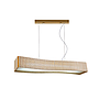 LAMP COLGAR MARTICA WAVE WOOD LED 17W 3000K