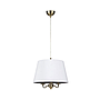 Lamp. colgar JAMIE 3L E14 Max. 40W  Blanco/Antique S/A