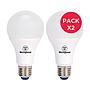 PACKX2 AMP LED BOLA A60 11W LC #65107 E27 WESTINGHOUSE G10