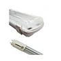 CANOA HERMETICA ESTANCA BYP  PARA TUBO LED 2X18W S/TUBO PC/ABS ( T5/T8)ANCHA