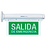 SEÑALETICA DE EMERGENCIA LETRAS BLANCAS-FONDO VERDE DISTINTOS MONTAJES SALIDA DE EMERGENCIA - PE 5/2